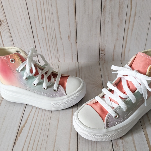 CONVERSE CHUCK TAYLOR ALL STAR MOVE PLATFORM KIDS NIB - Picture 4 of 9